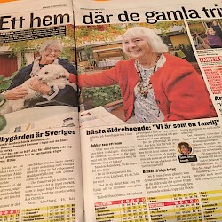 Artikel Expressen söndag 2016-10-23. Presentation av Socialstyrelsens brukarundesökning 2016